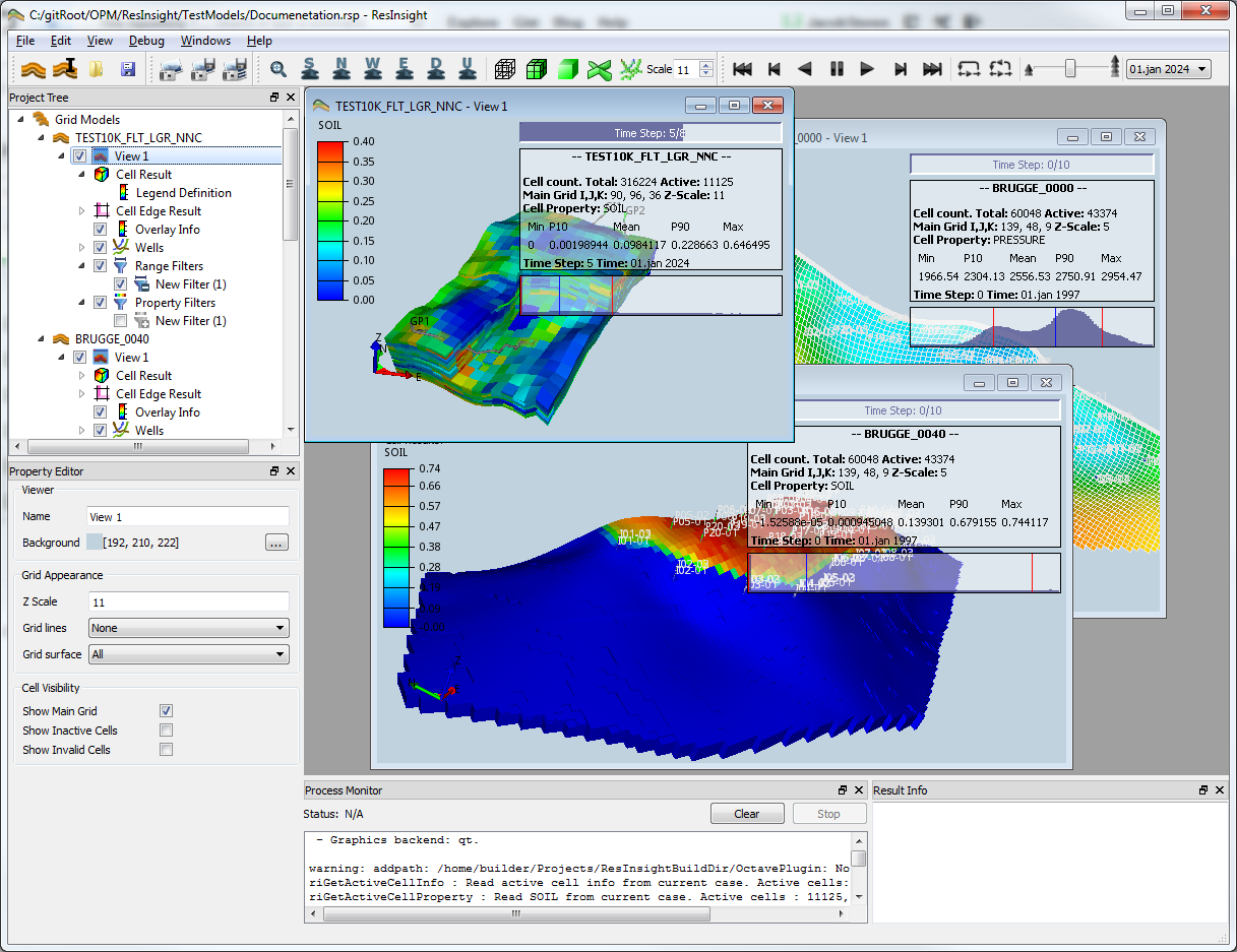 ResInsight User Interface